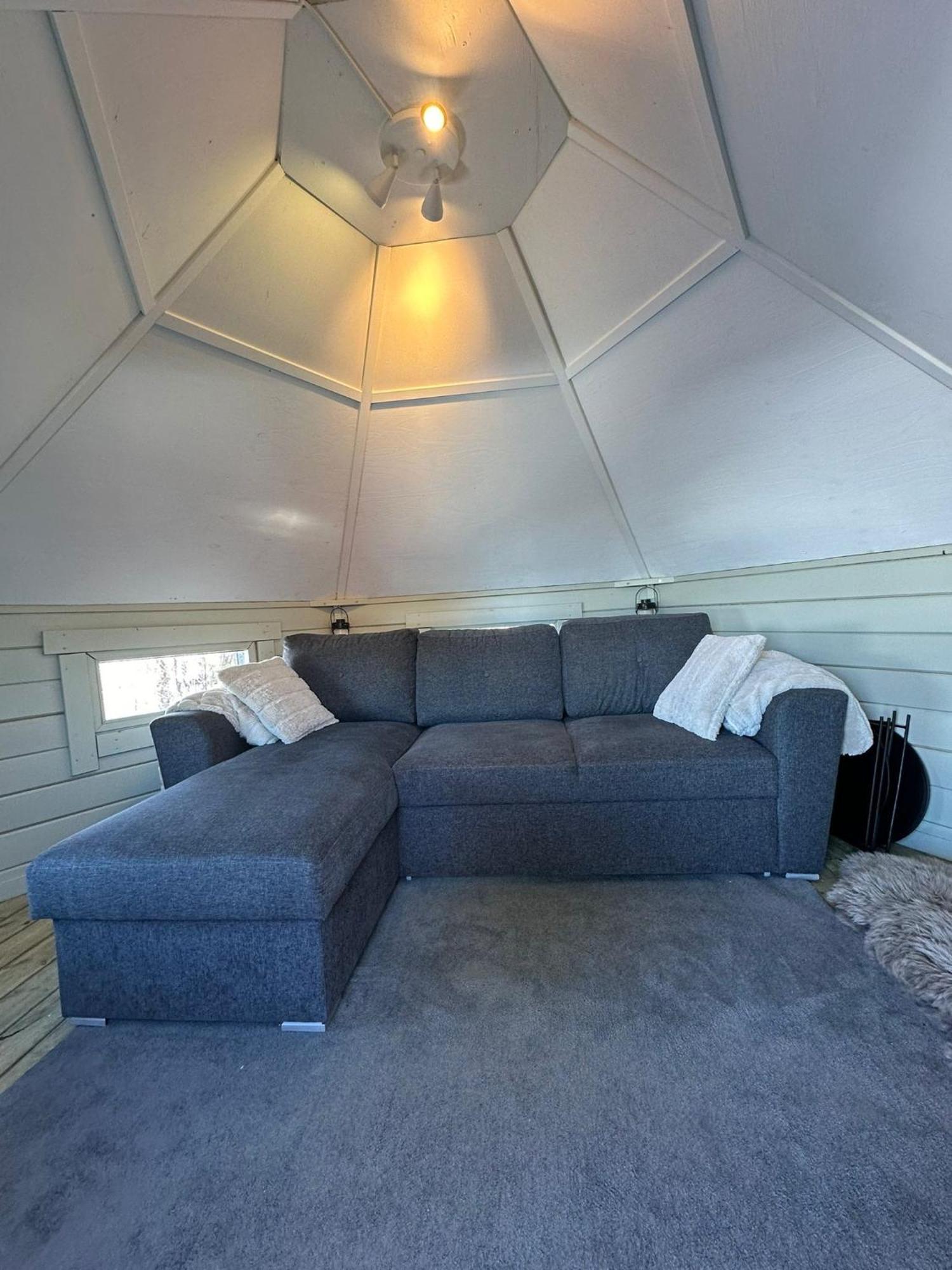 Jukkasjärvi Camp Caroli Hobbit Hut 빌라 외부 사진